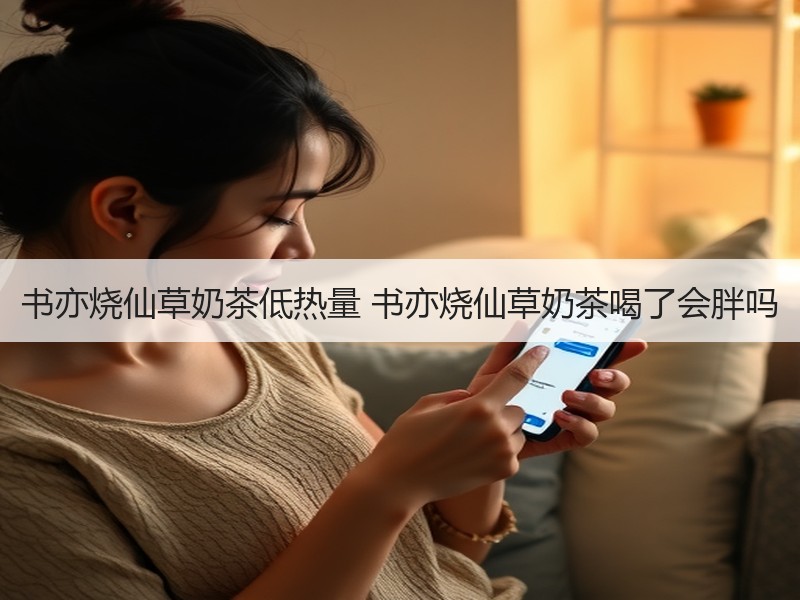 书亦烧仙草奶茶低热量 书亦烧仙草奶茶喝了会胖吗