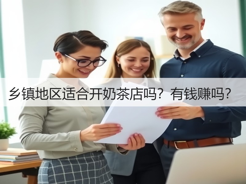 乡镇地区适合开奶茶店吗？有钱赚吗？
