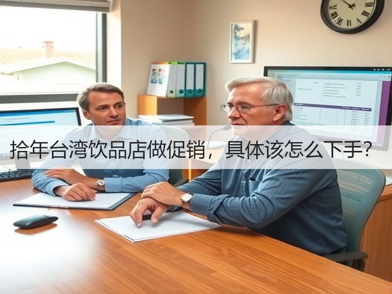 拾年台湾饮品店做促销，具体该怎么下手？