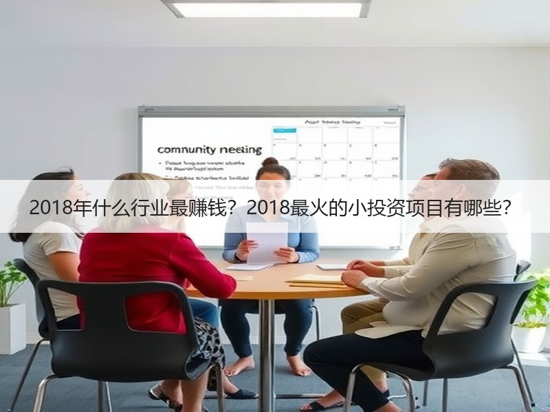 2018年什么行业最赚钱？2018最火的小投资项目有哪些？