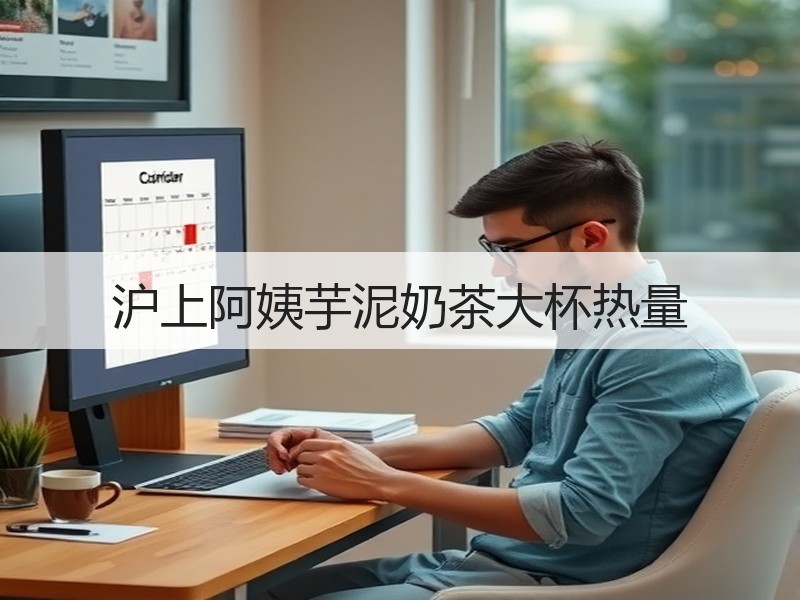 沪上阿姨芋泥奶茶大杯热量