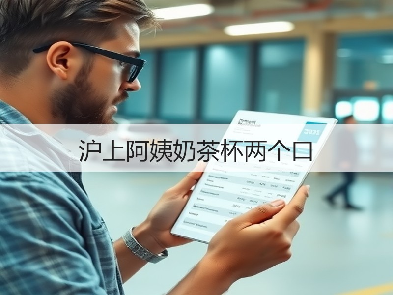 沪上阿姨奶茶杯两个口