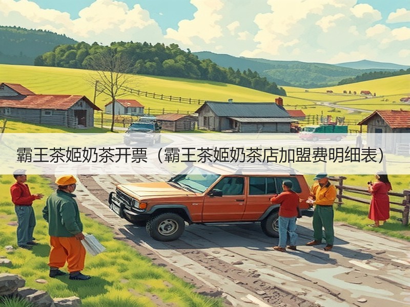 霸王茶姬奶茶开票（霸王茶姬奶茶店加盟费明细表）