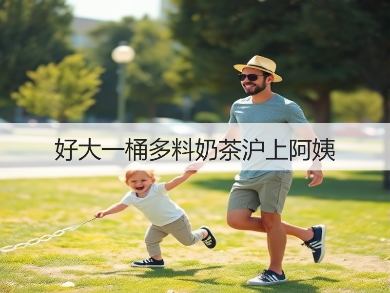 好大一桶多料奶茶沪上阿姨