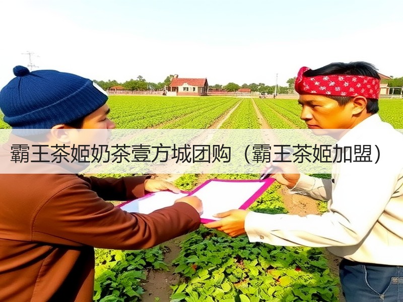 霸王茶姬奶茶壹方城团购（霸王茶姬加盟）