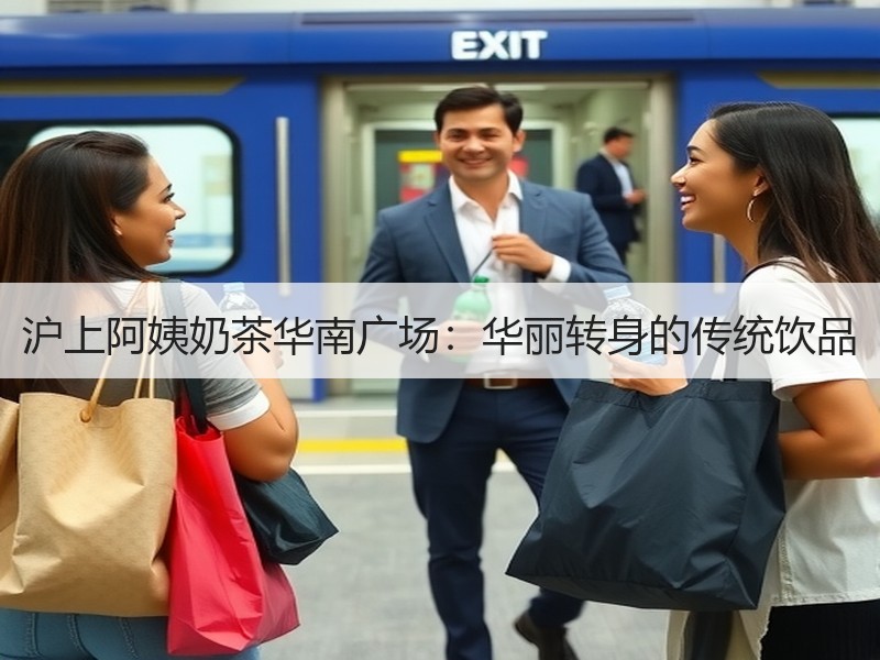 沪上阿姨奶茶华南广场：华丽转身的传统饮品