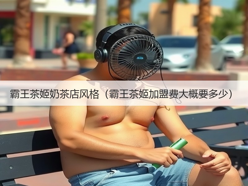 霸王茶姬奶茶店风格（霸王茶姬加盟费大概要多少）