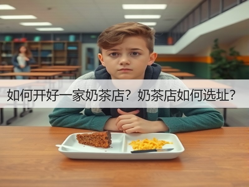 如何开好一家奶茶店？奶茶店如何选址？