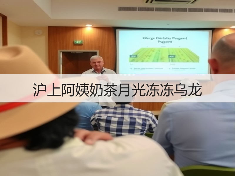 沪上阿姨奶茶月光冻冻乌龙