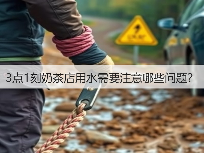 3点1刻奶茶店用水需要注意哪些问题？