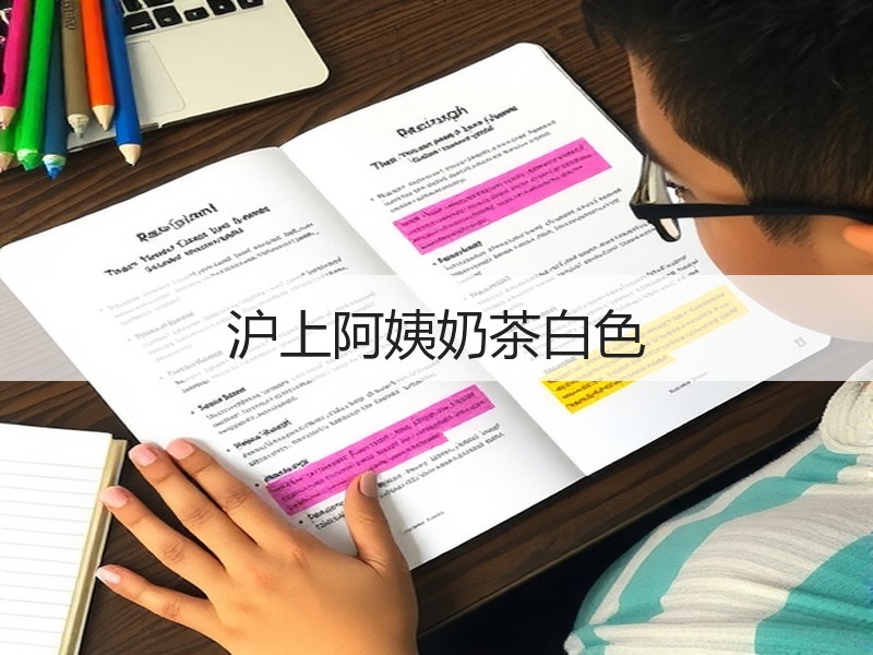 沪上阿姨奶茶白色