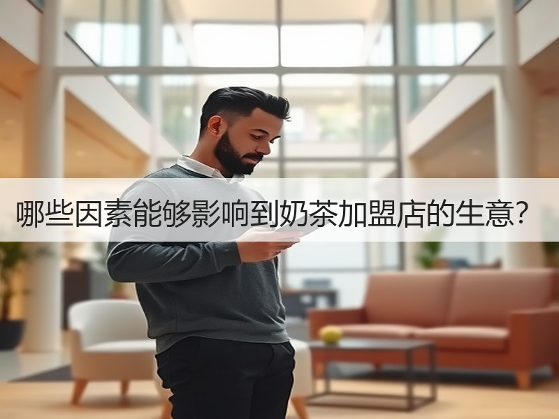 哪些因素能够影响到奶茶加盟店的生意？