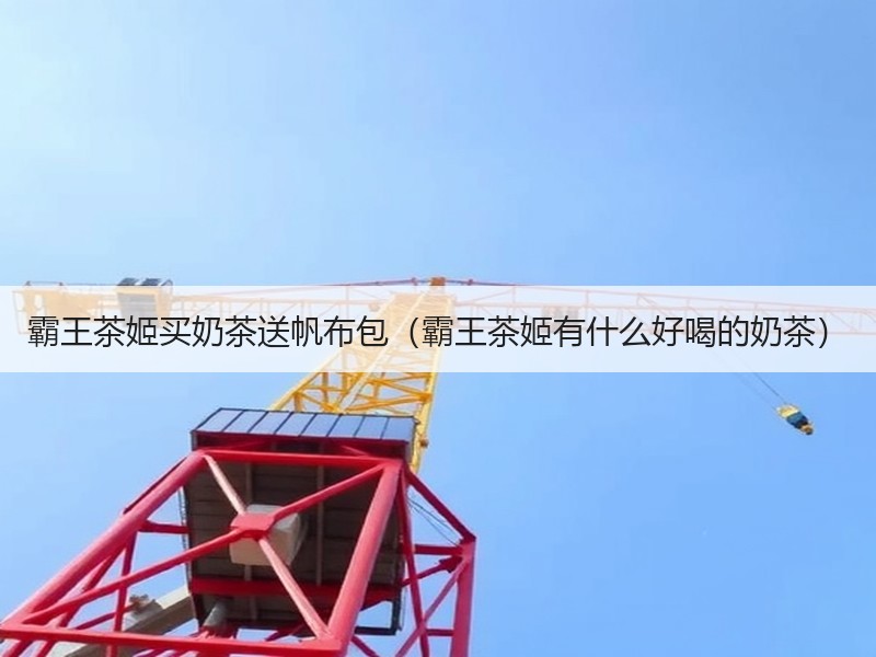 霸王茶姬买奶茶送帆布包（霸王茶姬有什么好喝的奶茶）