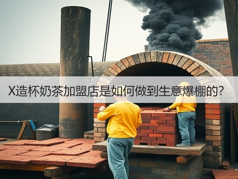 X造杯奶茶加盟店是如何做到生意爆棚的？
