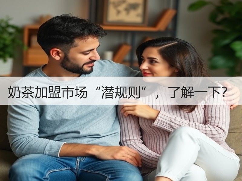 奶茶加盟市场“潜规则”，了解一下？