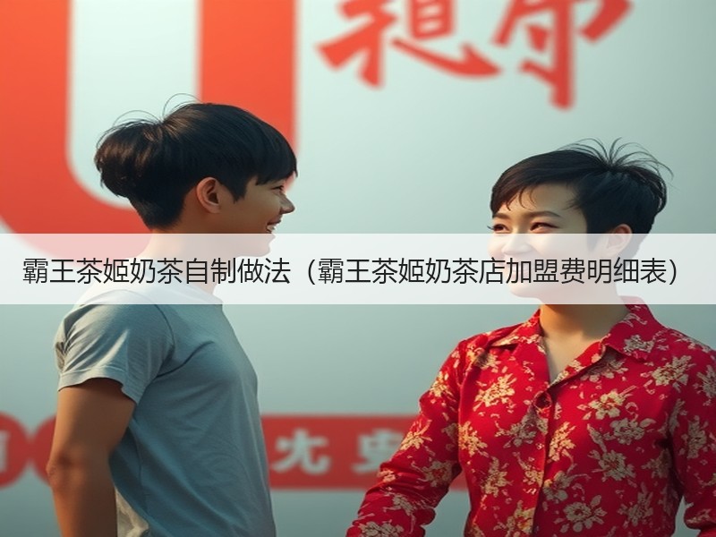 霸王茶姬奶茶自制做法（霸王茶姬奶茶店加盟费明细表）