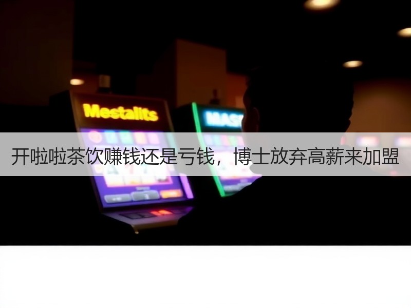 开啦啦茶饮赚钱还是亏钱，博士放弃高薪来加盟