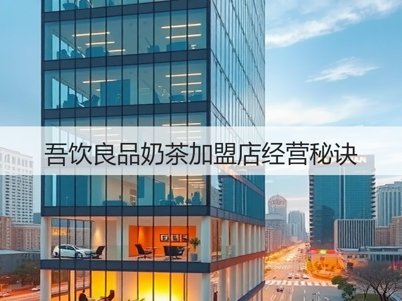 吾饮良品奶茶加盟店经营秘诀