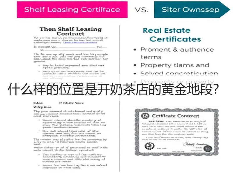 什么样的位置是开奶茶店的黄金地段？