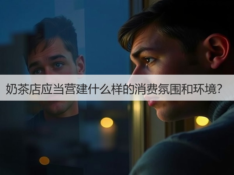 奶茶店应当营建什么样的消费氛围和环境？