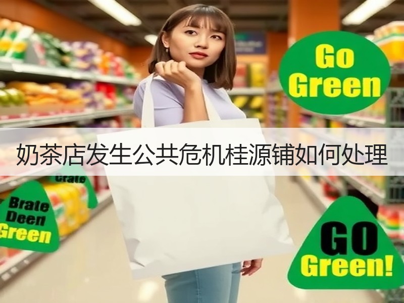 奶茶店发生公共危机桂源铺如何处理