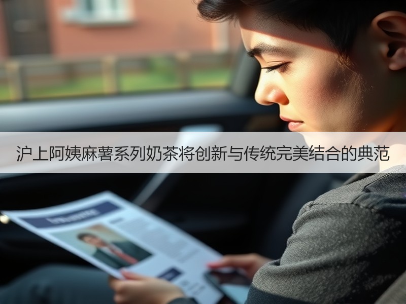 沪上阿姨麻薯系列奶茶将创新与传统完美结合的典范