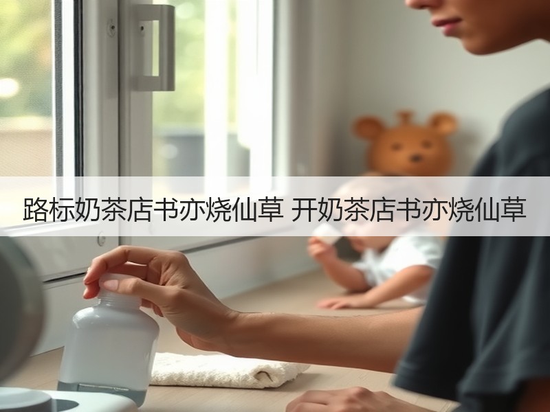 路标奶茶店书亦烧仙草 开奶茶店书亦烧仙草