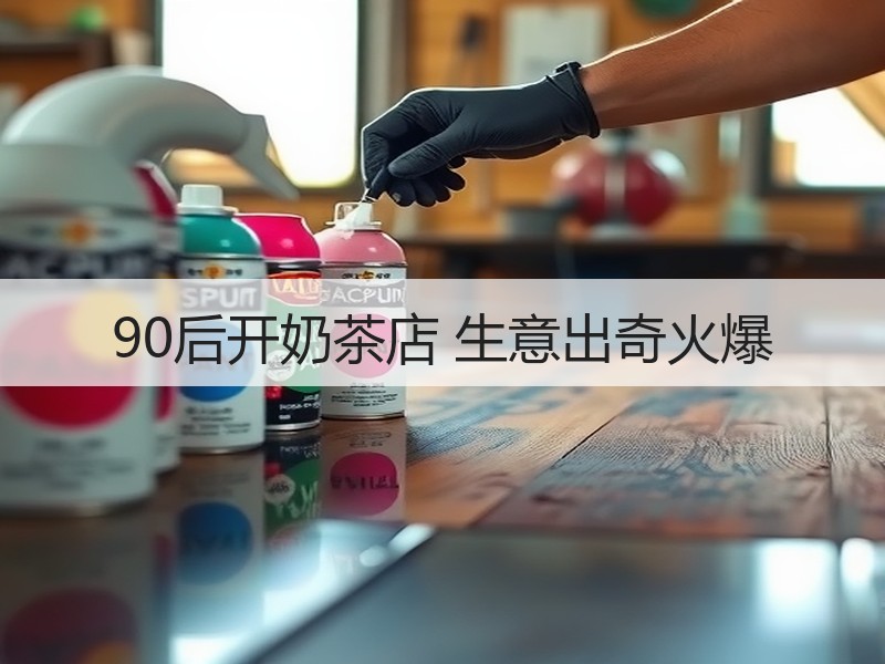 90后开奶茶店 生意出奇火爆