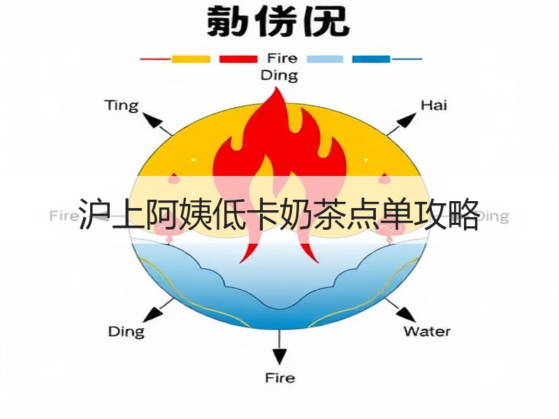 沪上阿姨低卡奶茶点单攻略