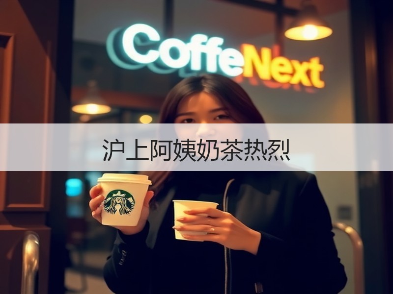 沪上阿姨奶茶热烈