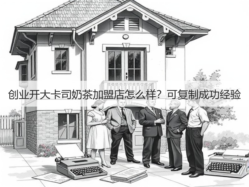 创业开大卡司奶茶加盟店怎么样？可复制成功经验