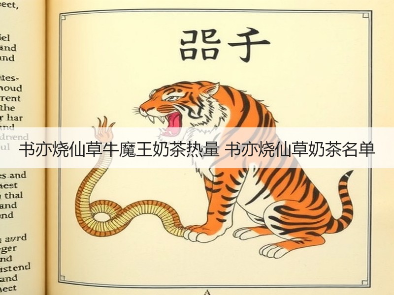 书亦烧仙草牛魔王奶茶热量 书亦烧仙草奶茶名单