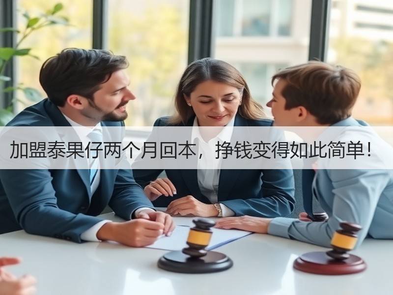 加盟泰果仔两个月回本，挣钱变得如此简单！