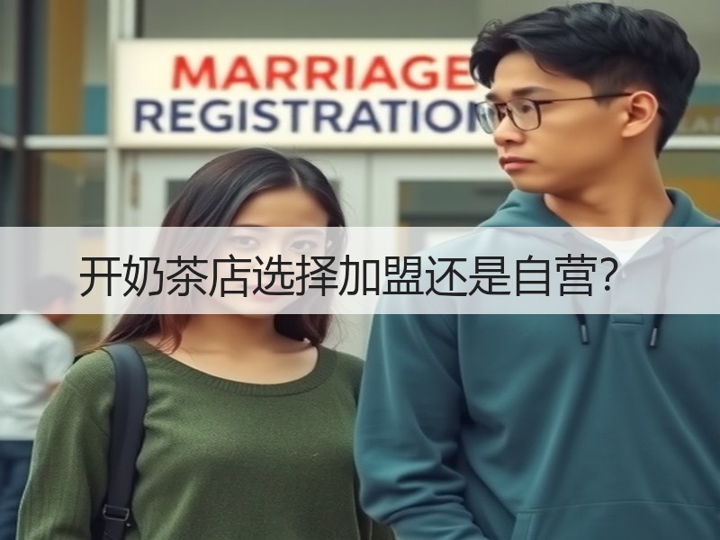 开奶茶店选择加盟还是自营？