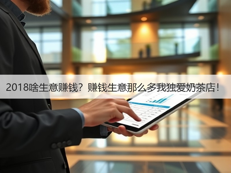 2018啥生意赚钱？赚钱生意那么多我独爱奶茶店！