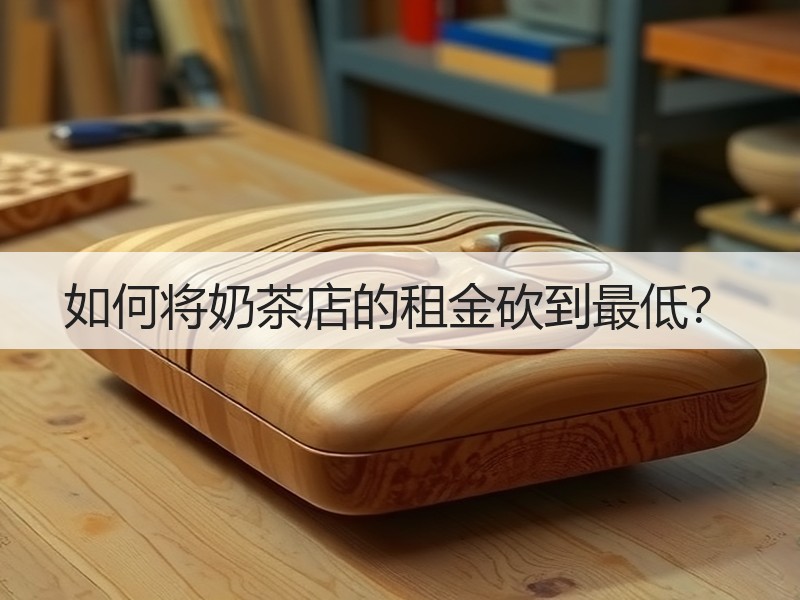 如何将奶茶店的租金砍到最低？