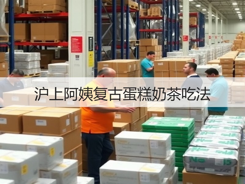 沪上阿姨复古蛋糕奶茶吃法