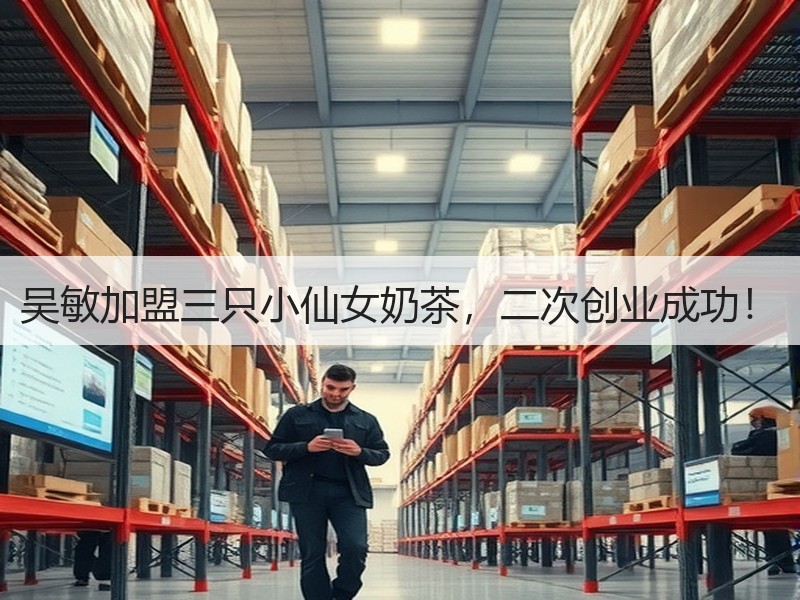吴敏加盟三只小仙女奶茶，二次创业成功！