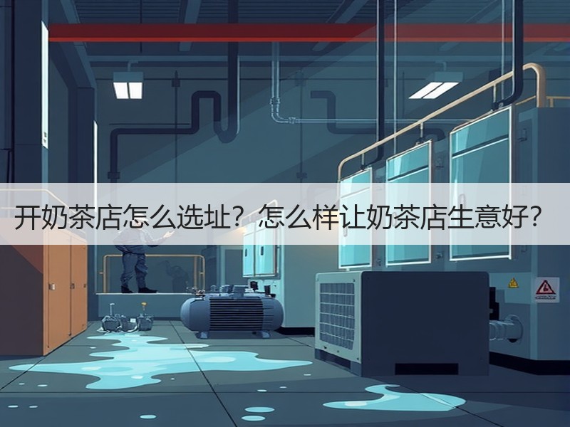 开奶茶店怎么选址？怎么样让奶茶店生意好？