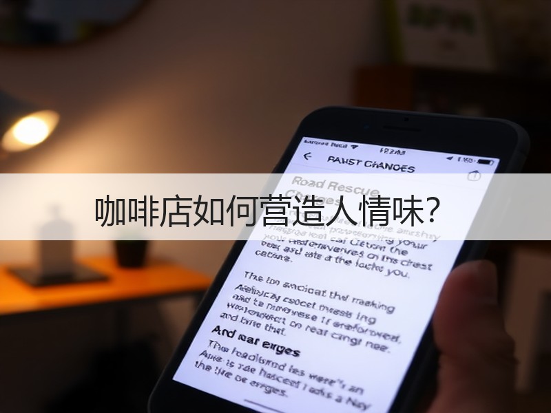 咖啡店如何营造人情味？