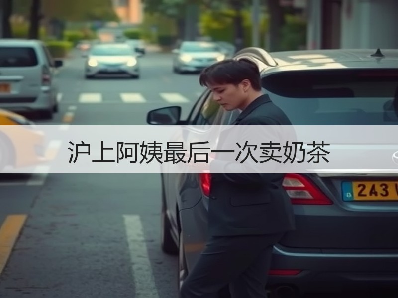 沪上阿姨最后一次卖奶茶