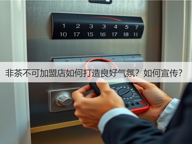 非茶不可加盟店如何打造良好气氛？如何宣传？