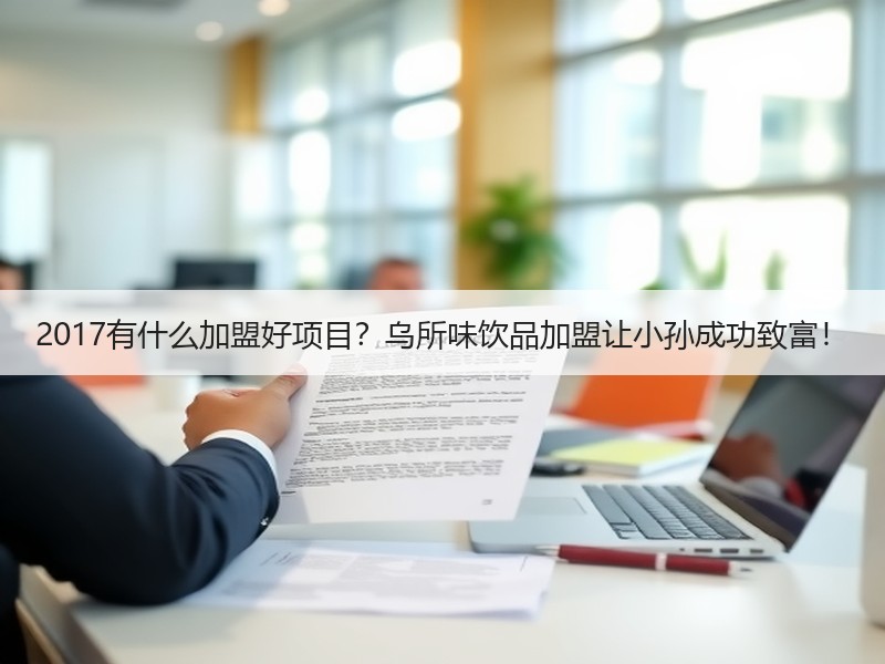 2017有什么加盟好项目？乌所味饮品加盟让小孙成功致富！