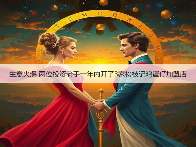 生意火爆 两位投资老手一年内开了3家松枝记鸡蛋仔加盟店