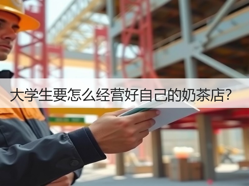 大学生要怎么经营好自己的奶茶店？