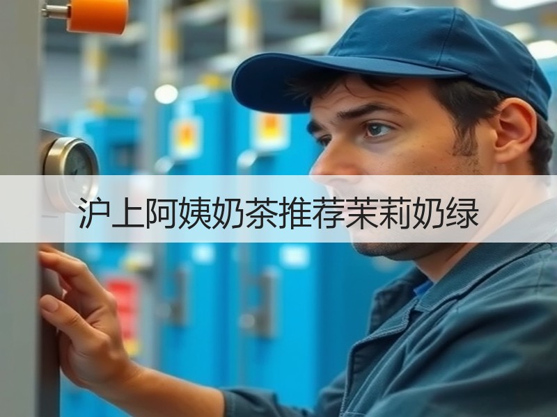 沪上阿姨奶茶推荐茉莉奶绿