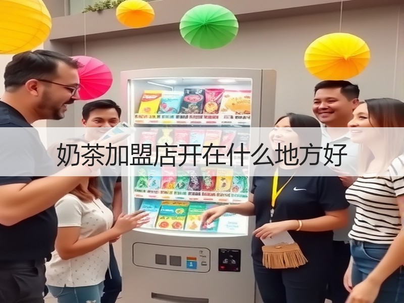奶茶加盟店开在什么地方好
