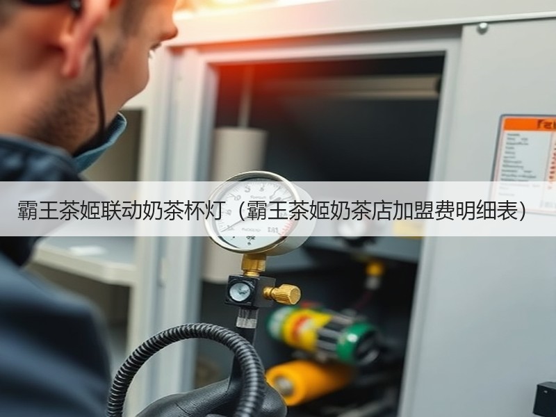 霸王茶姬联动奶茶杯灯（霸王茶姬奶茶店加盟费明细表）