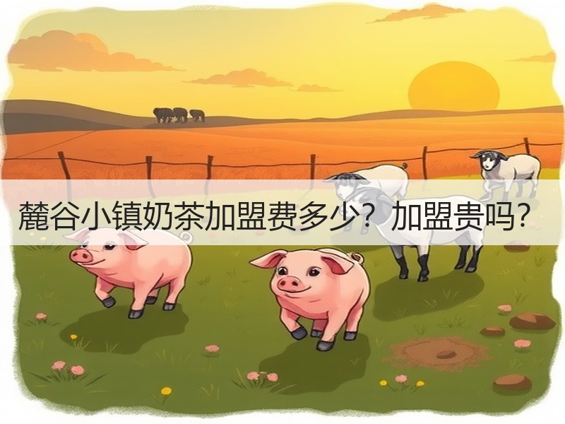 麓谷小镇奶茶加盟费多少？加盟贵吗？