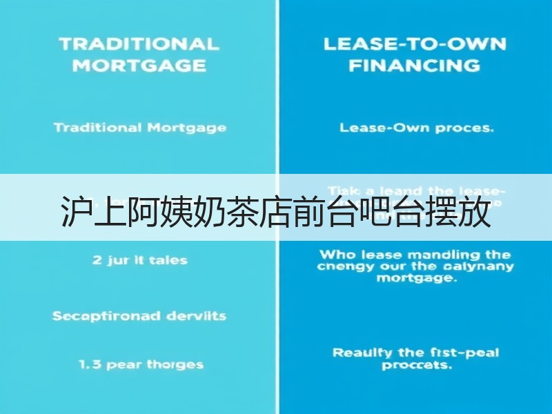 沪上阿姨奶茶店前台吧台摆放